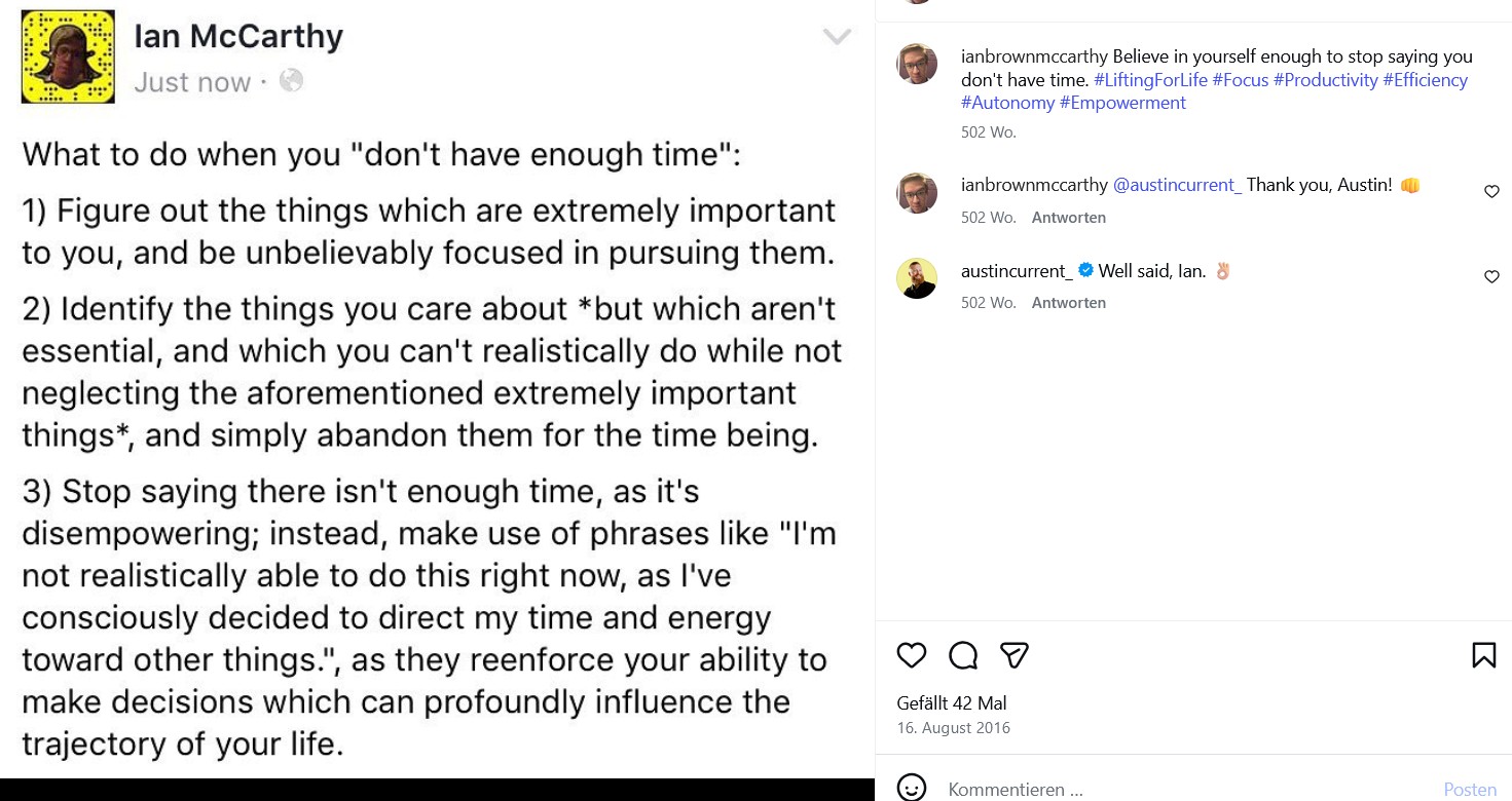 ian 2016 lecturing no time