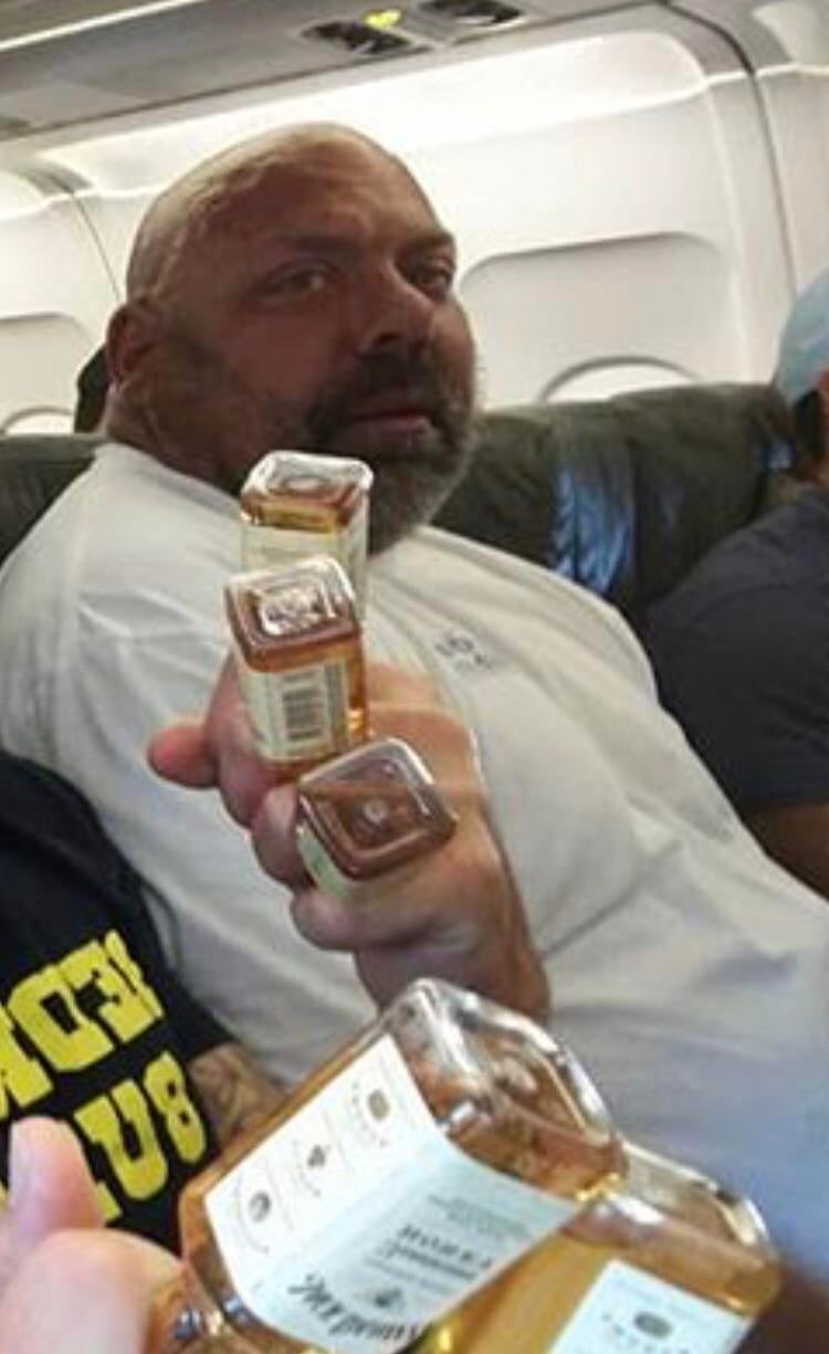 lenny brad alcohol plane